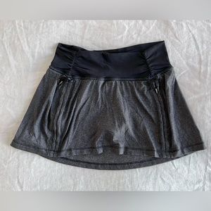 Lululemon Black/Gray Skirt